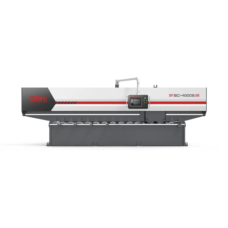 奥斯玛BC-4000S数控刨槽机智能加工实拍，展示工业级钣金开槽设备智能控制系统，高精度CNC技术实现不锈钢/铝板高效开槽，诠释高端装备制造领域自动化精密加工解决方案